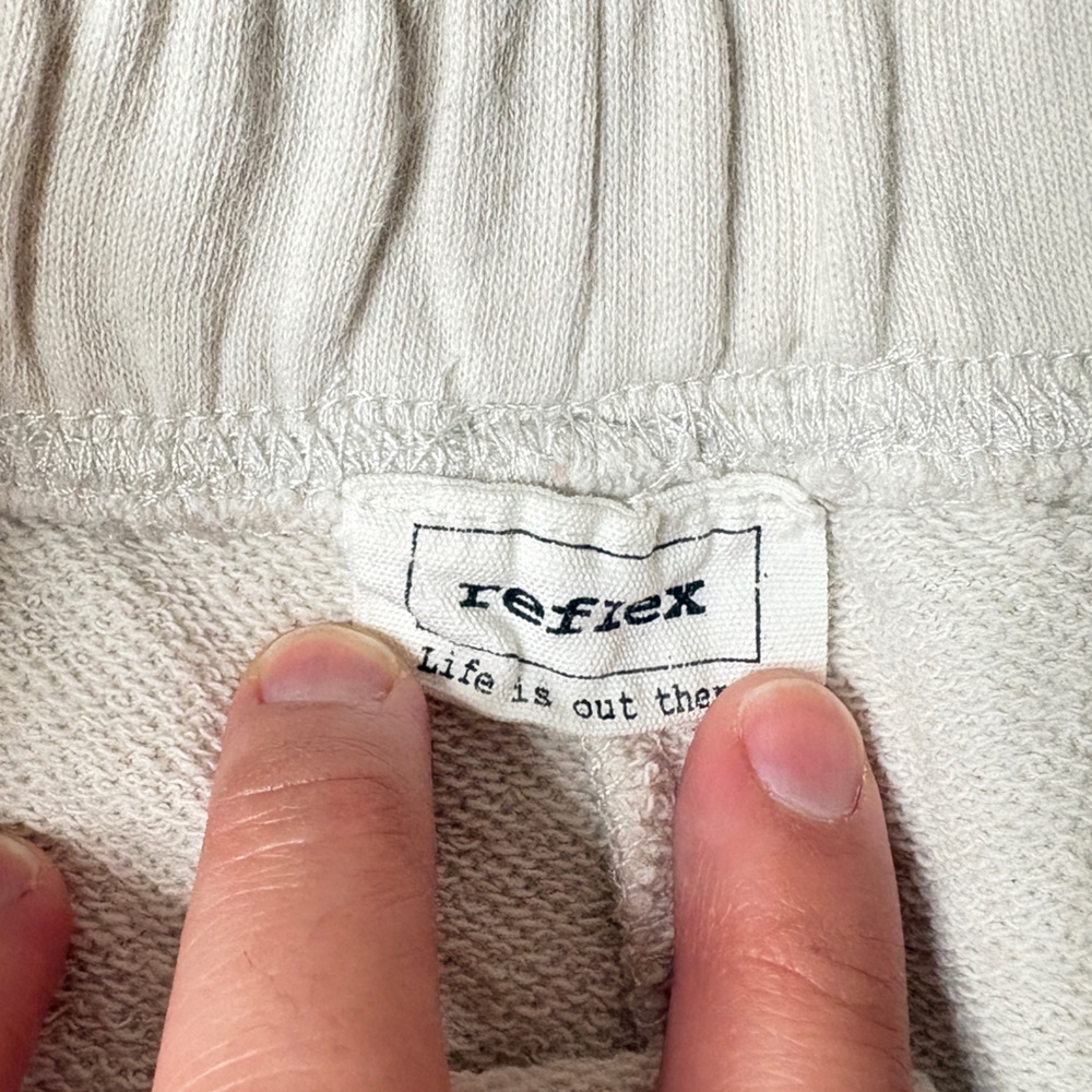 Beige Sweat Shorts - Picture 4 of 6